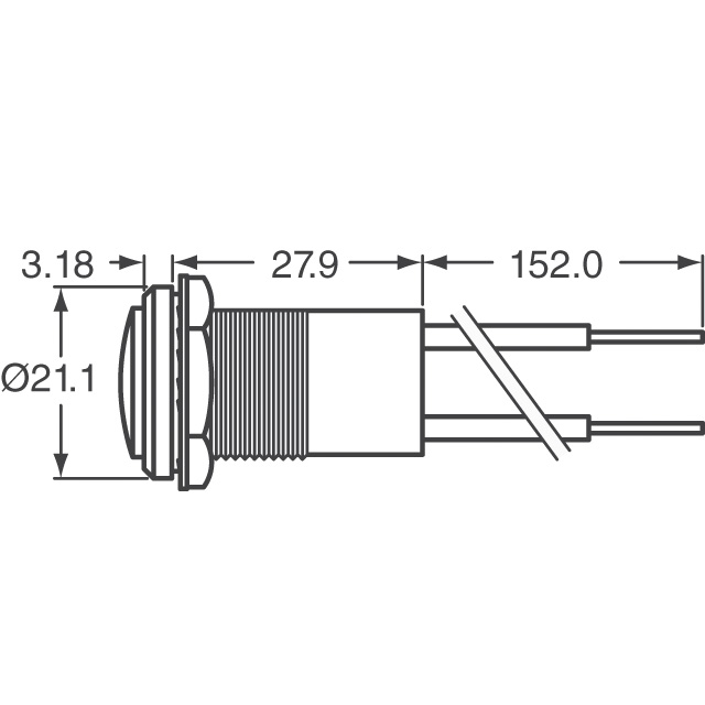 6571903103F Dialight  Indicatori del pannello Spie luminose